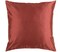 Tiwari Home 22" Rust Red Solid Contemporary Square Throw Pillow Cover